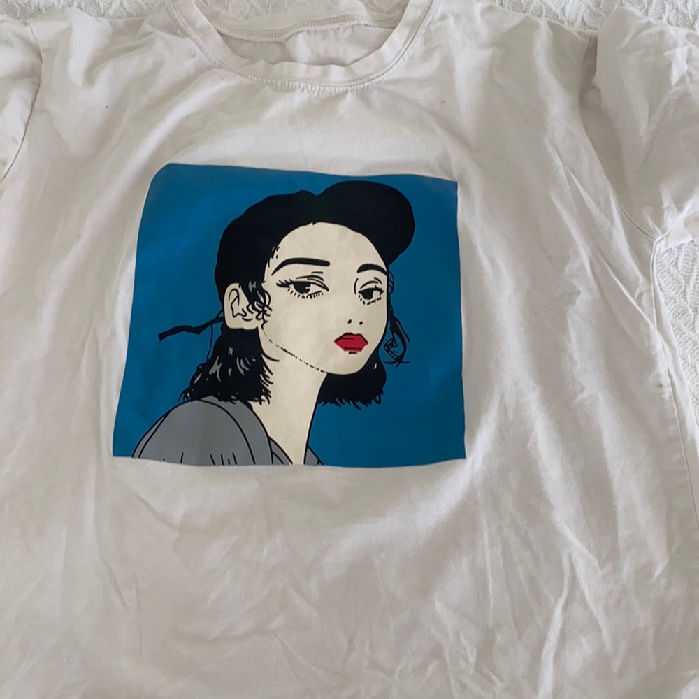 womens face t shirt